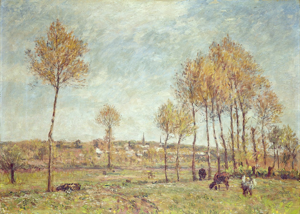 At Montreuil (olja på duk) av James Charles