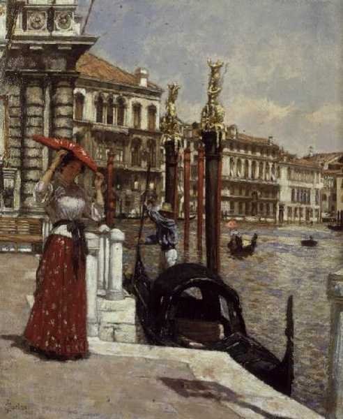 På Canal Grande, Venedig av James Charles