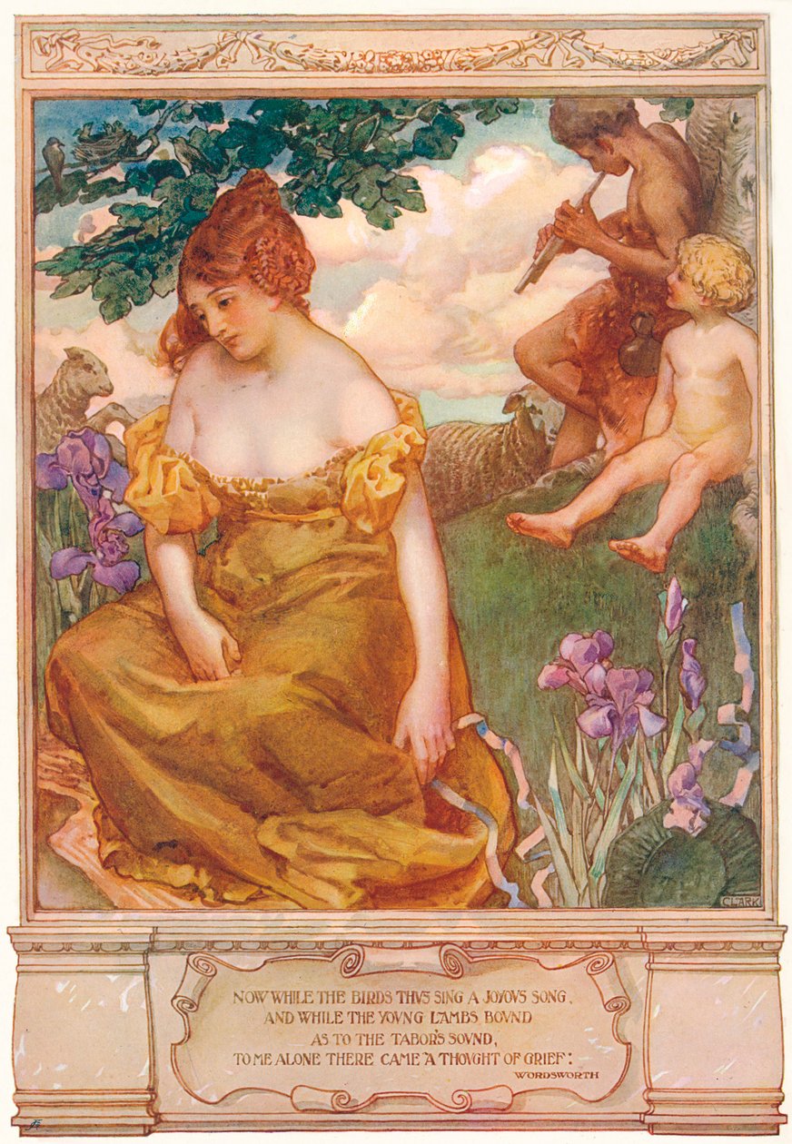 Sorg på våren, c1878-1906, 1906. av James Clark