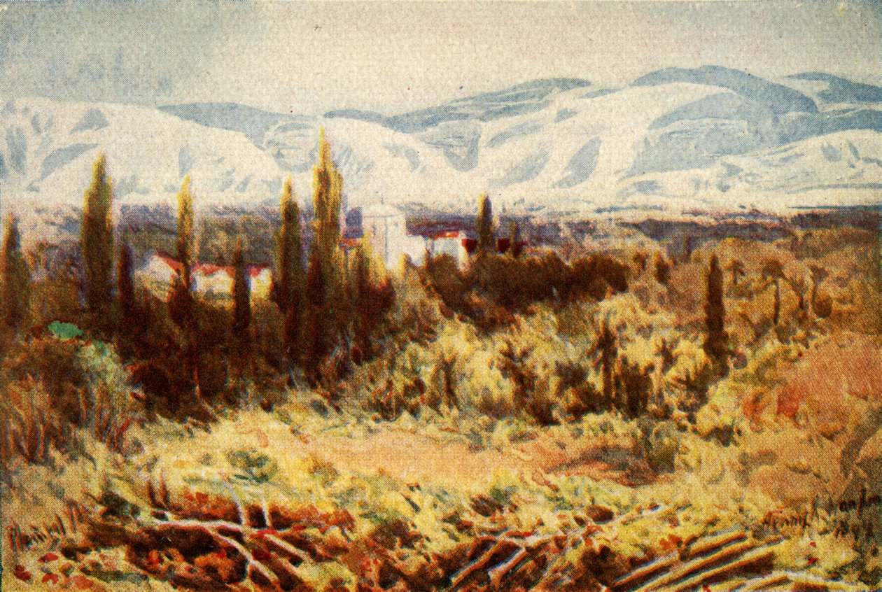Ruinerna av Jeriko - Heb. xi. 30, c1924. Skapare: James Clark, Henry A Harper. av James Clark and Henry A Harper