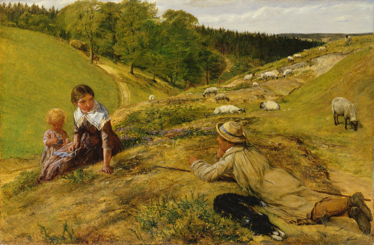 Colin, du känner den södra shepheards boye (Hobbinols klagomål till Thenot) av James Clarke Hook