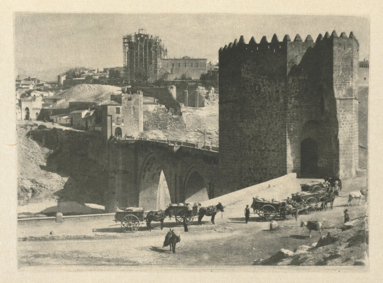 Kameraarbete: Bridge of St. Martin - Toledo, 1914. av James Craig Annan