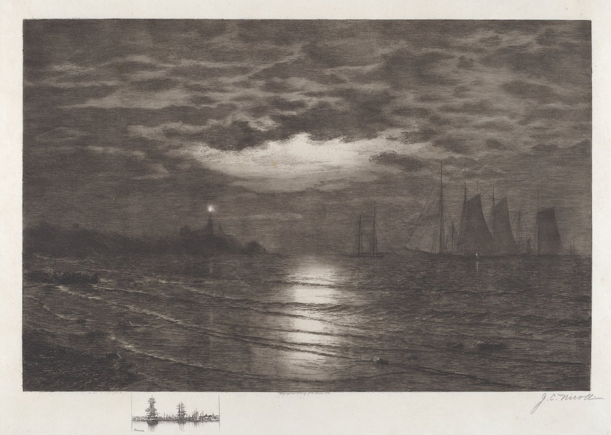 Tio pund Island Gloucester av James Craig Nicoll
