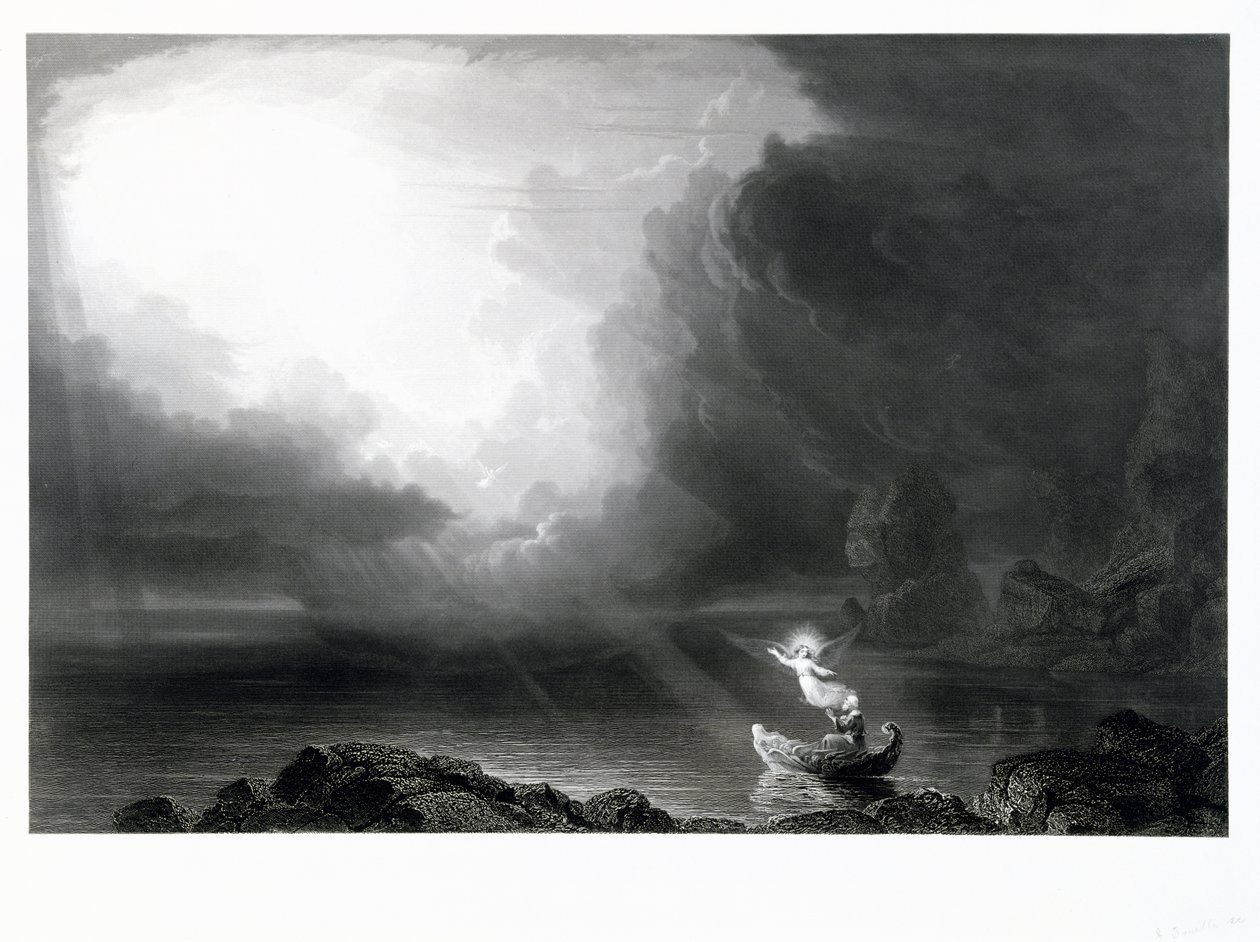 Livets resa — Ålderdom, ca. 1855 (gravyr) av James David Smillie