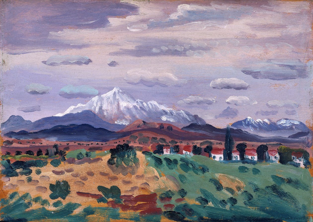 Canigou i snö av James Dickson Innes