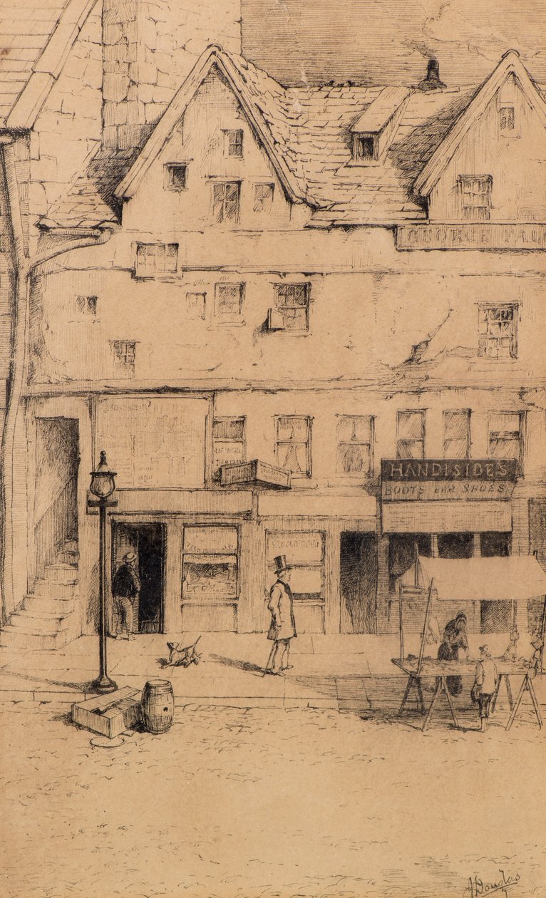 High Street, Dundee (etsning) av James Douglas