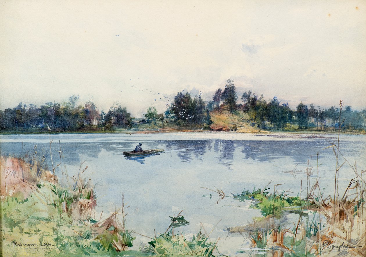 Redmyre Loch (akvarell) av James Douglas