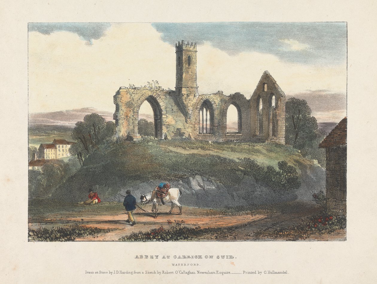 Abbey i Carrick on Suir av James Duffield Harding