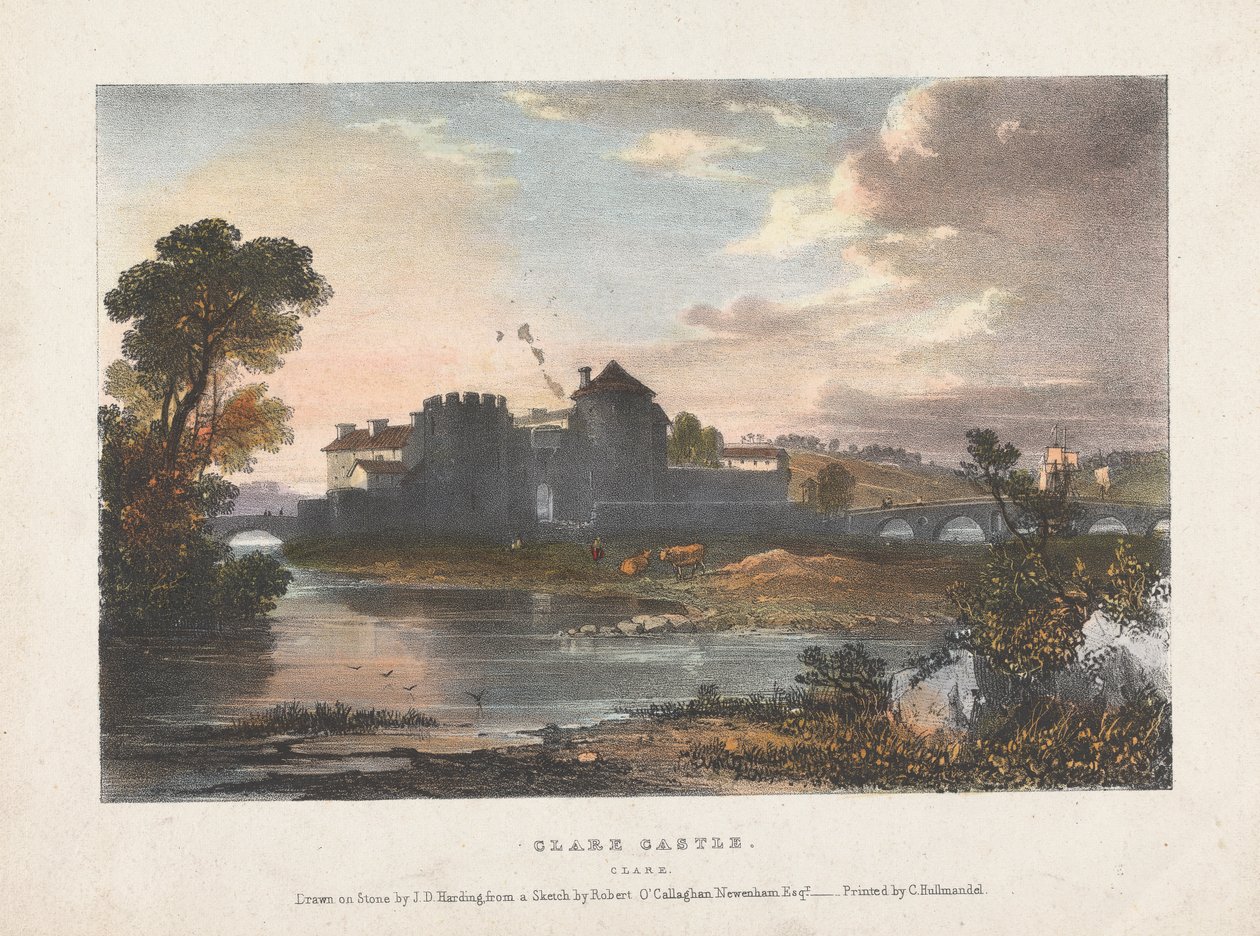 Clare slott av James Duffield Harding