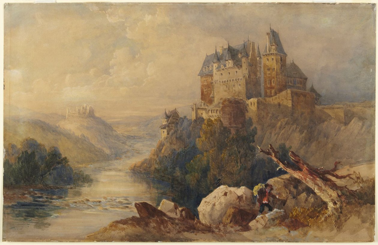 Tidig morgon vid Mosel av James Duffield Harding