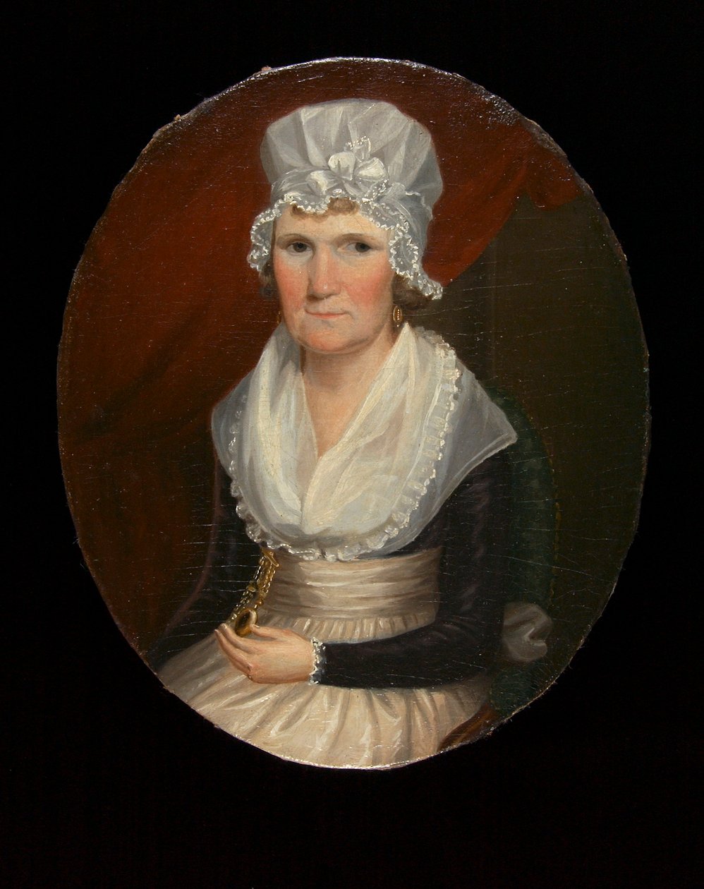 Porträtt av Mrs Robert Kermit, ca. 1790. av James Earl