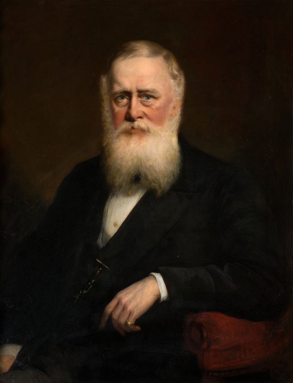 Porträtt av Thomas Phillips, 1871. av James Edgell Collins
