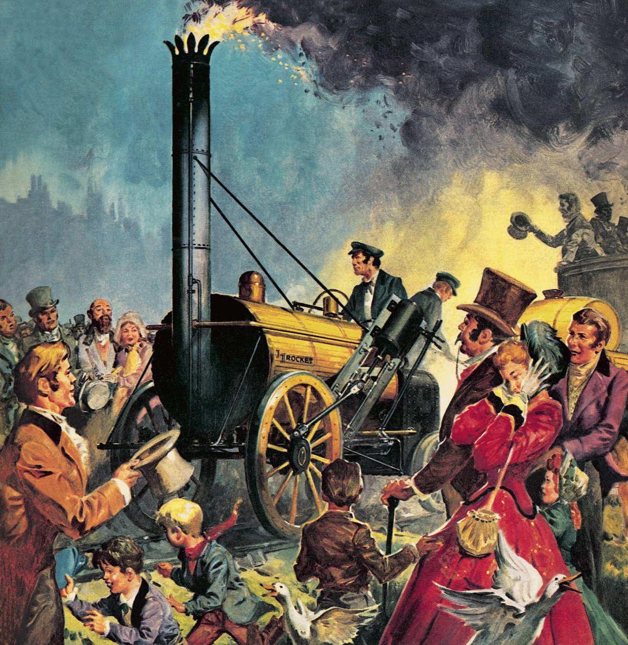 George Stephensons raket av James Edwin McConnell