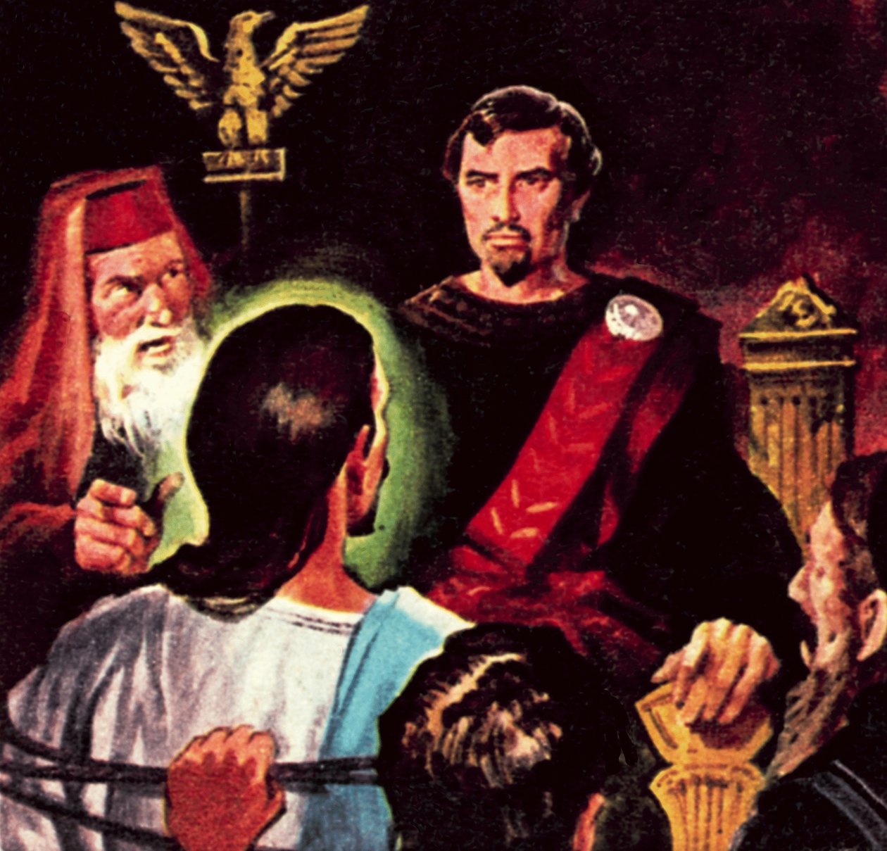 Pontius Pilatus i dom över Jesus Kristus av James Edwin McConnell