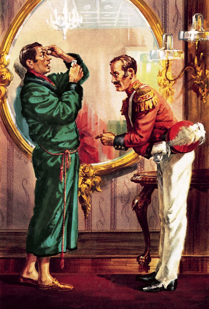 The Pickwick Papers. Ett fall av förväxlad identitet: den oskyldige Mr Winkle utmanas på duell. av James Edwin McConnell