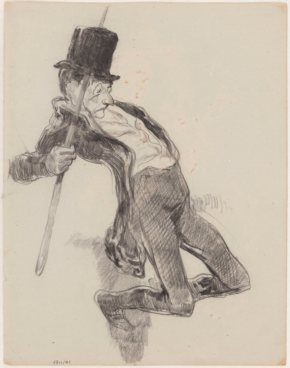 Efter Daumier: Fiske av James Ensor