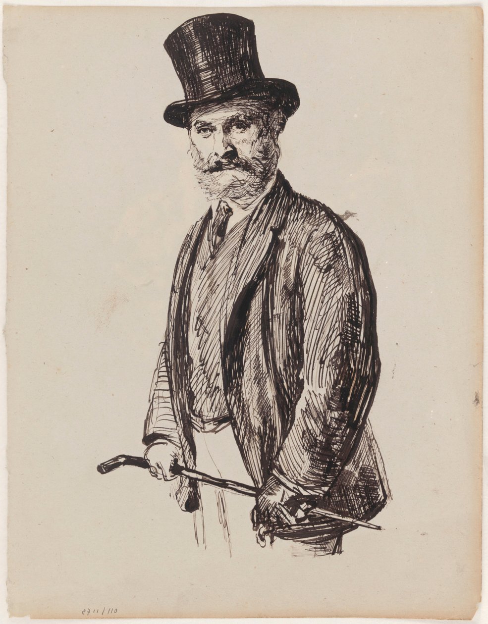 Efter Fantin-Latour: målaren Édouard Manet av James Ensor