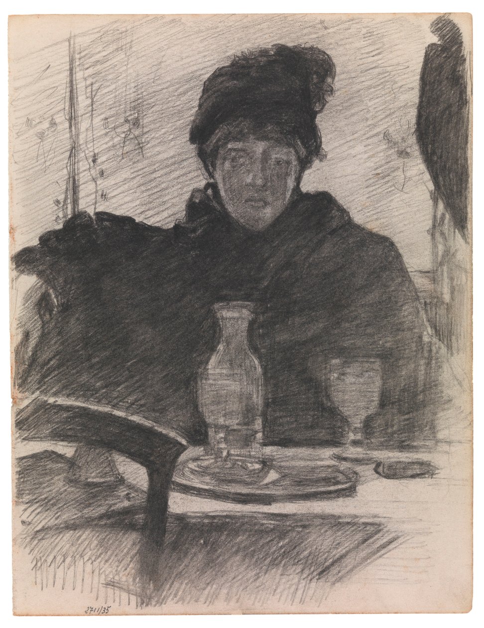 Efter Manet: Absintdrickaren av James Ensor