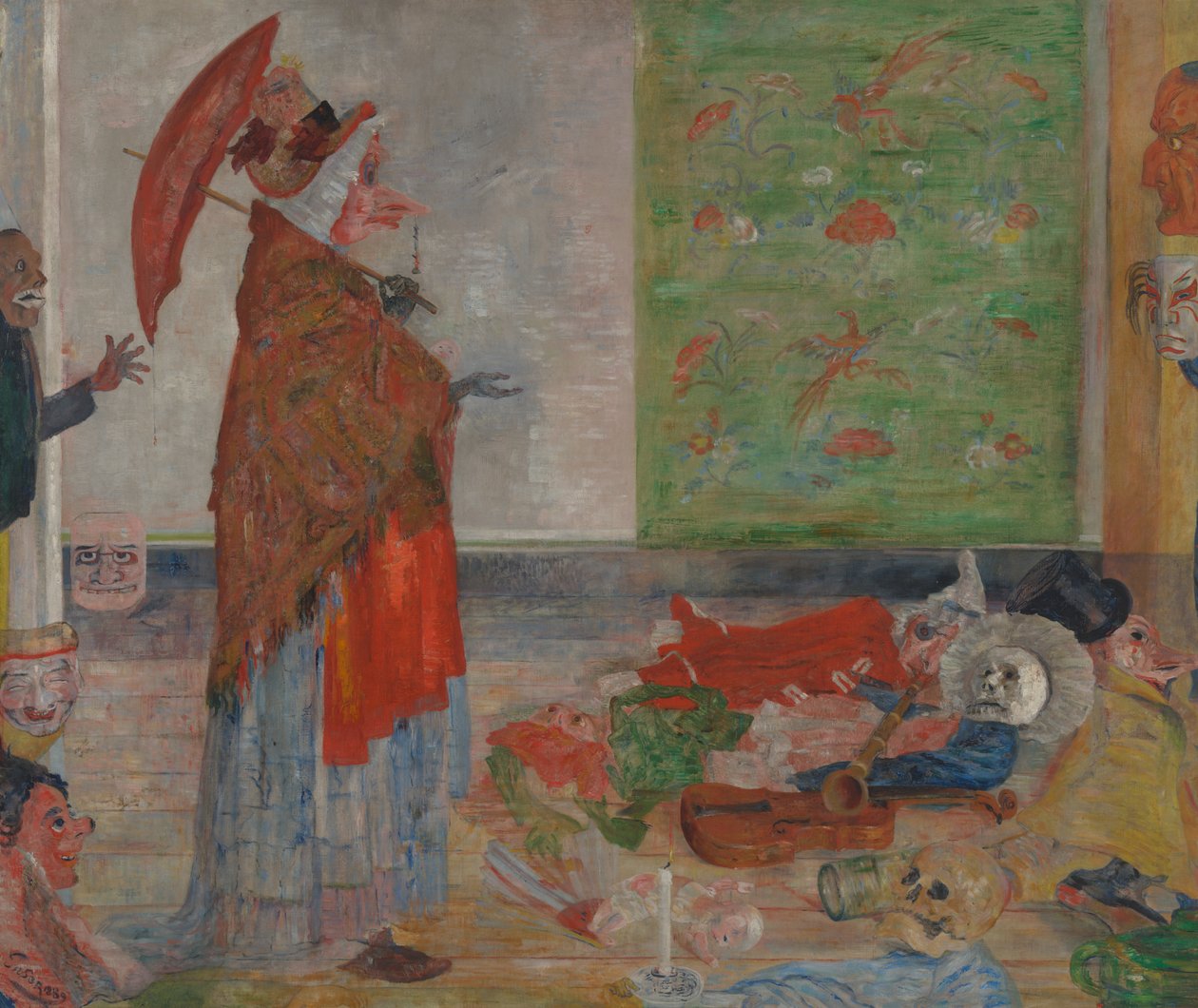 Förvåning över masken Wouse av James Ensor