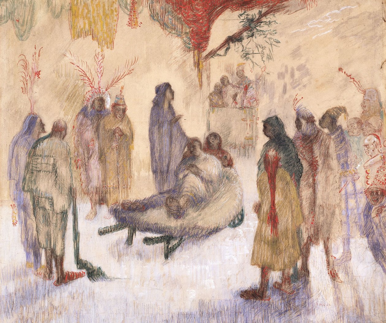 Kristus och den lame av James Ensor