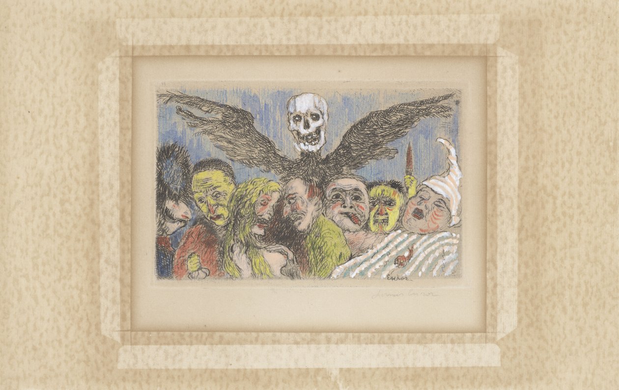 De dödssynderna behärskas av döden av James Ensor
