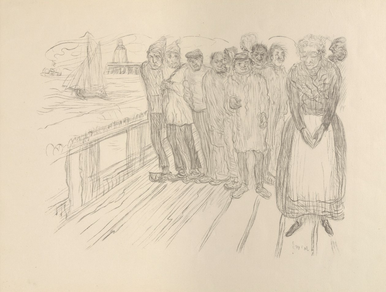 Fiskarna (De stackarna) av James Ensor