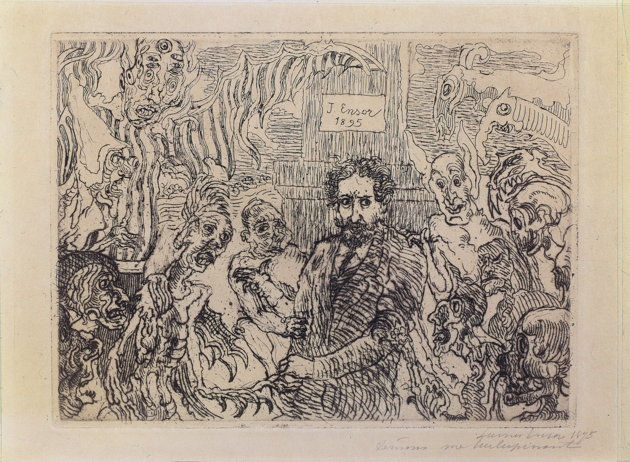 Demoner som retar mig av James Ensor