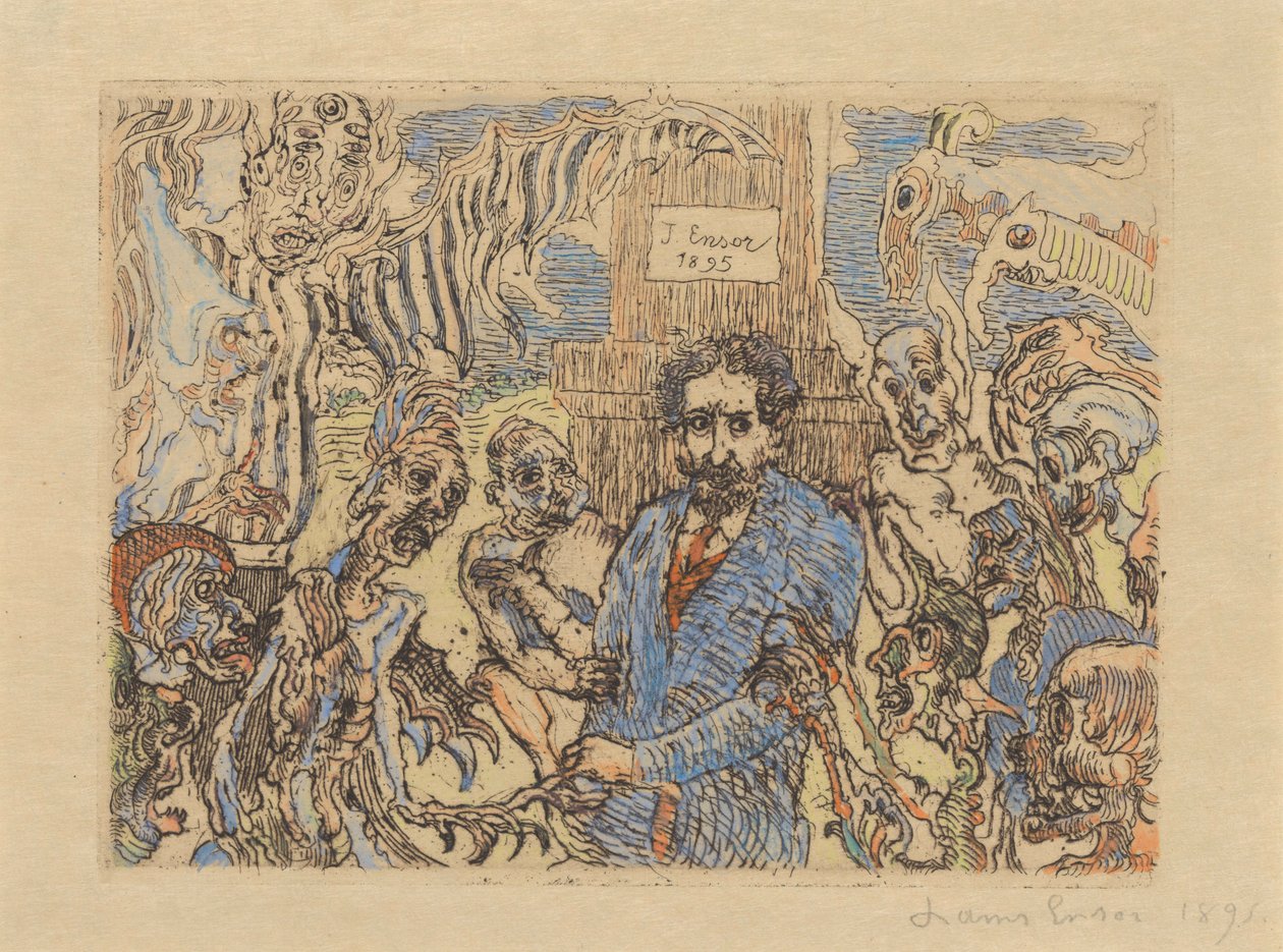 Demoner som retar mig av James Ensor