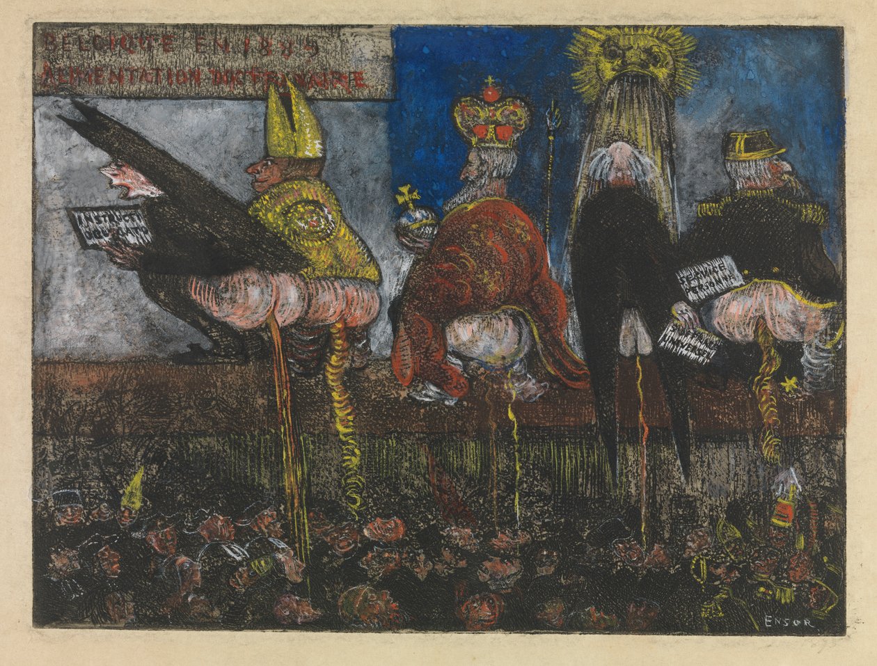 Läromässig näring av James Ensor