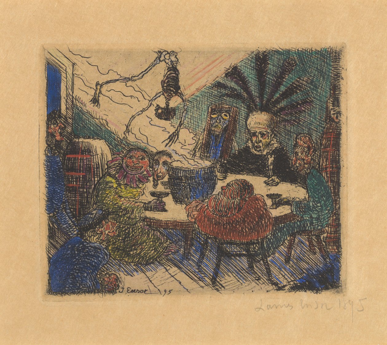 Kung Pest av James Ensor