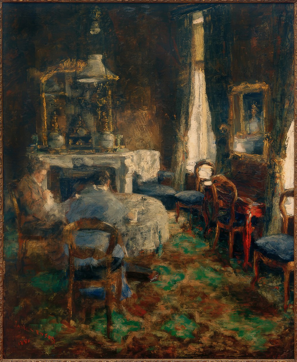 Den borgerliga salongen av James Sidney Ensor