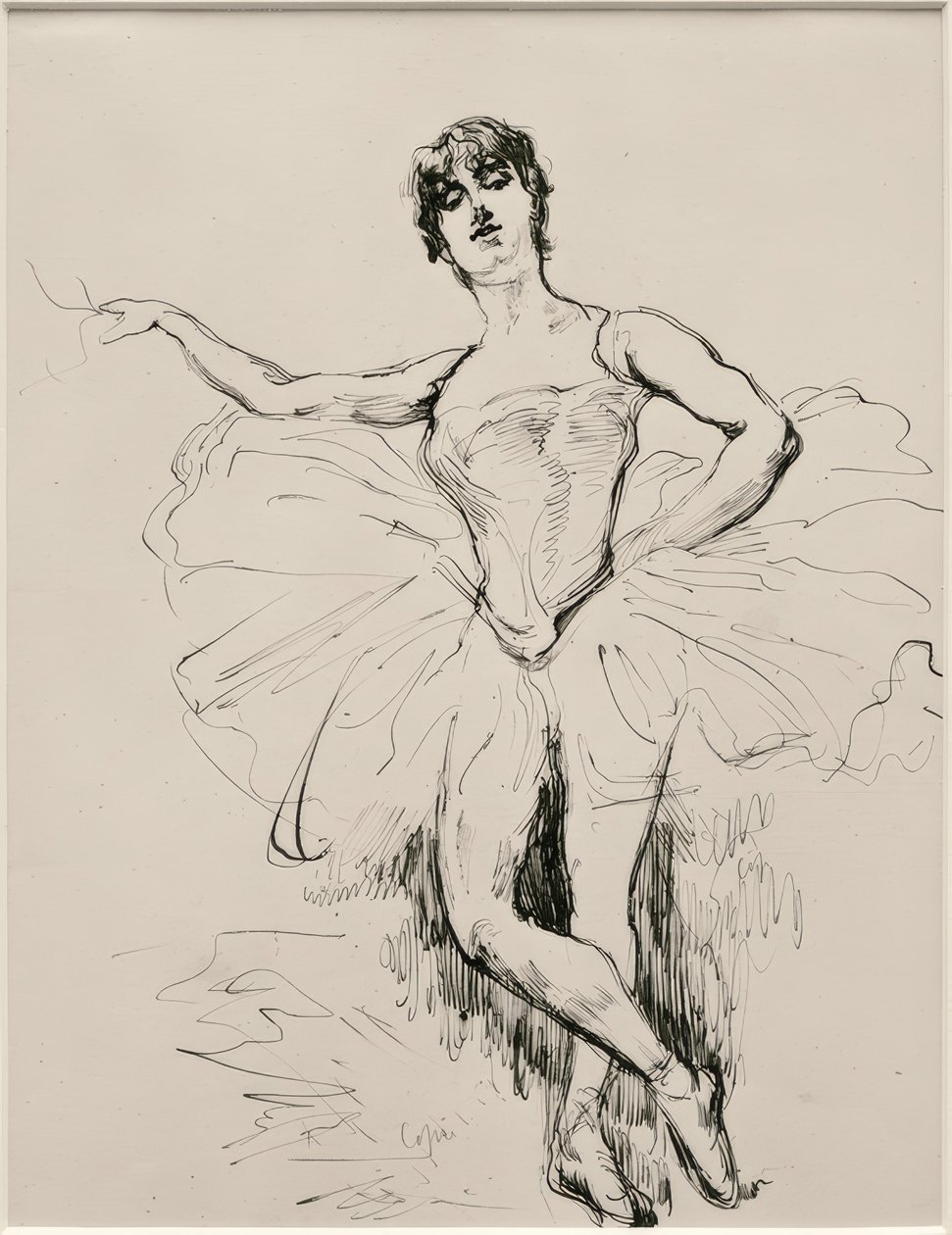 Mademoiselle Zucchi från "Eden" av James Sidney Ensor