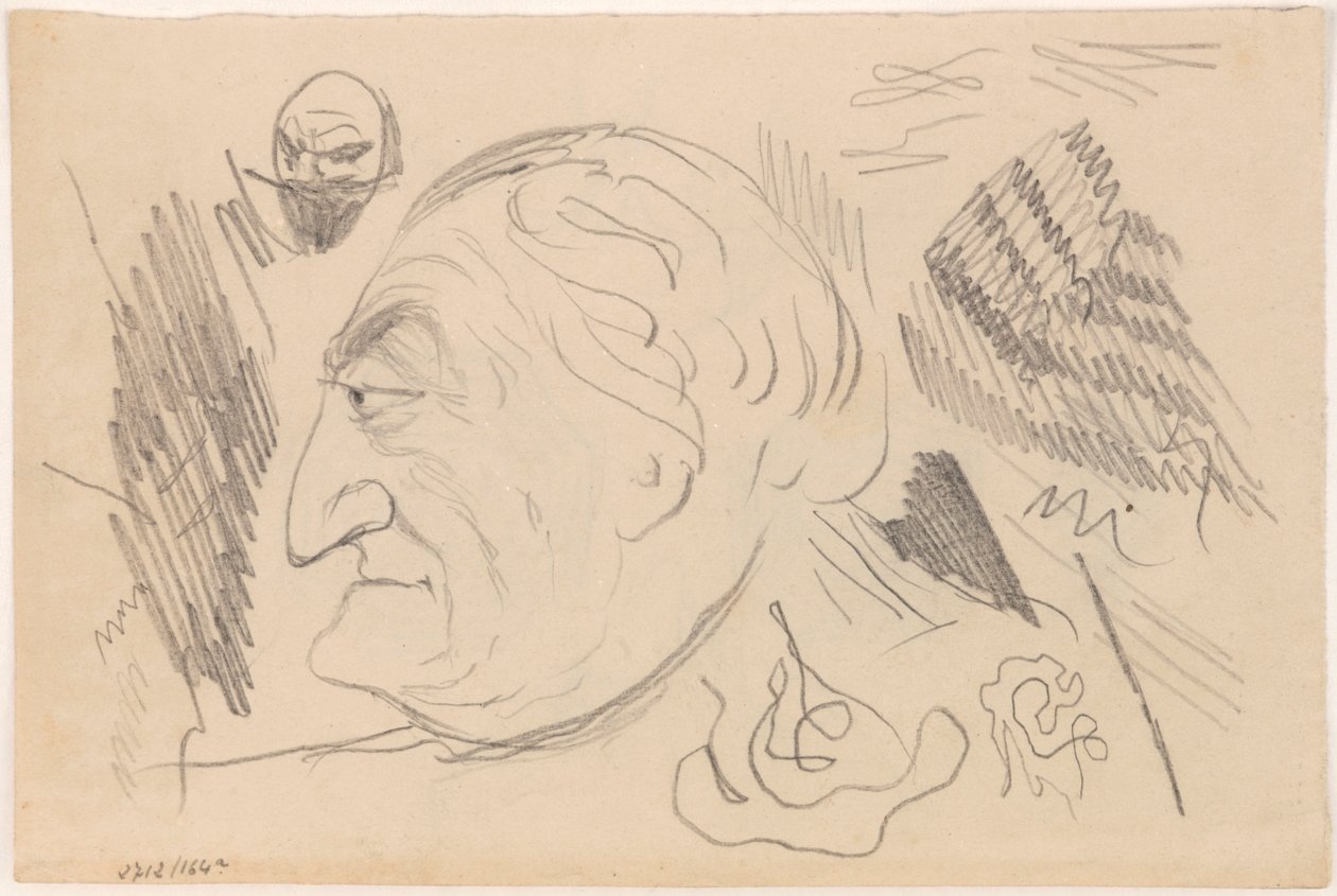 Man i profil av James Ensor