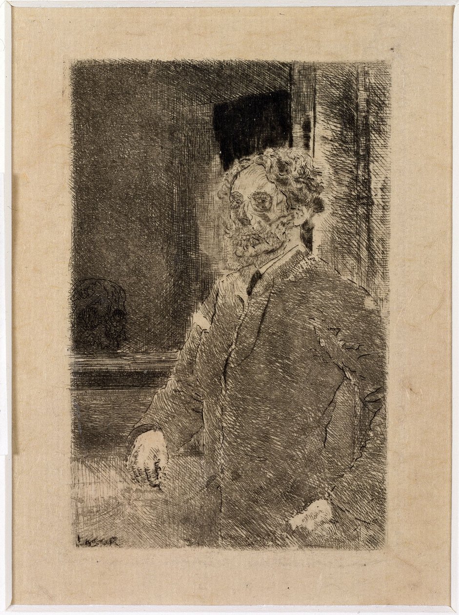 Mitt porträtt med dödskalle av James Ensor