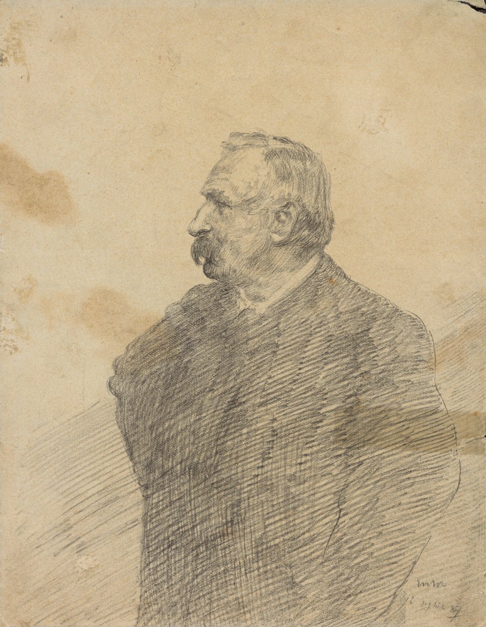 Porträtt av Ernest Rousseau av James Ensor