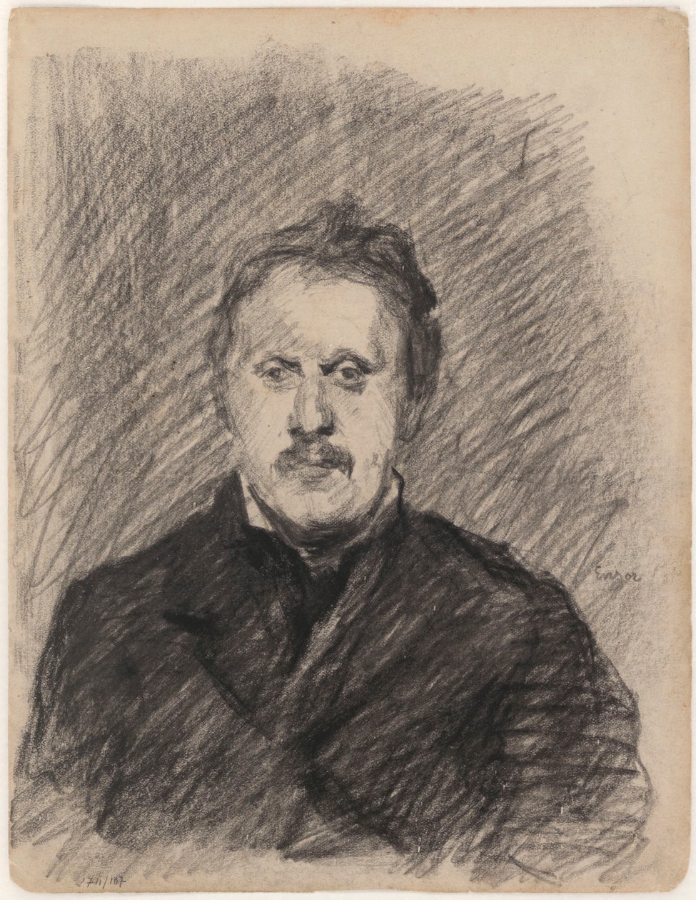 Porträtt av en man av James Ensor