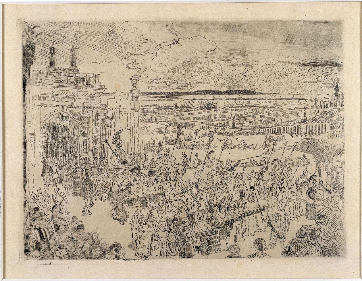 Romerskt triumftåg av James Ensor