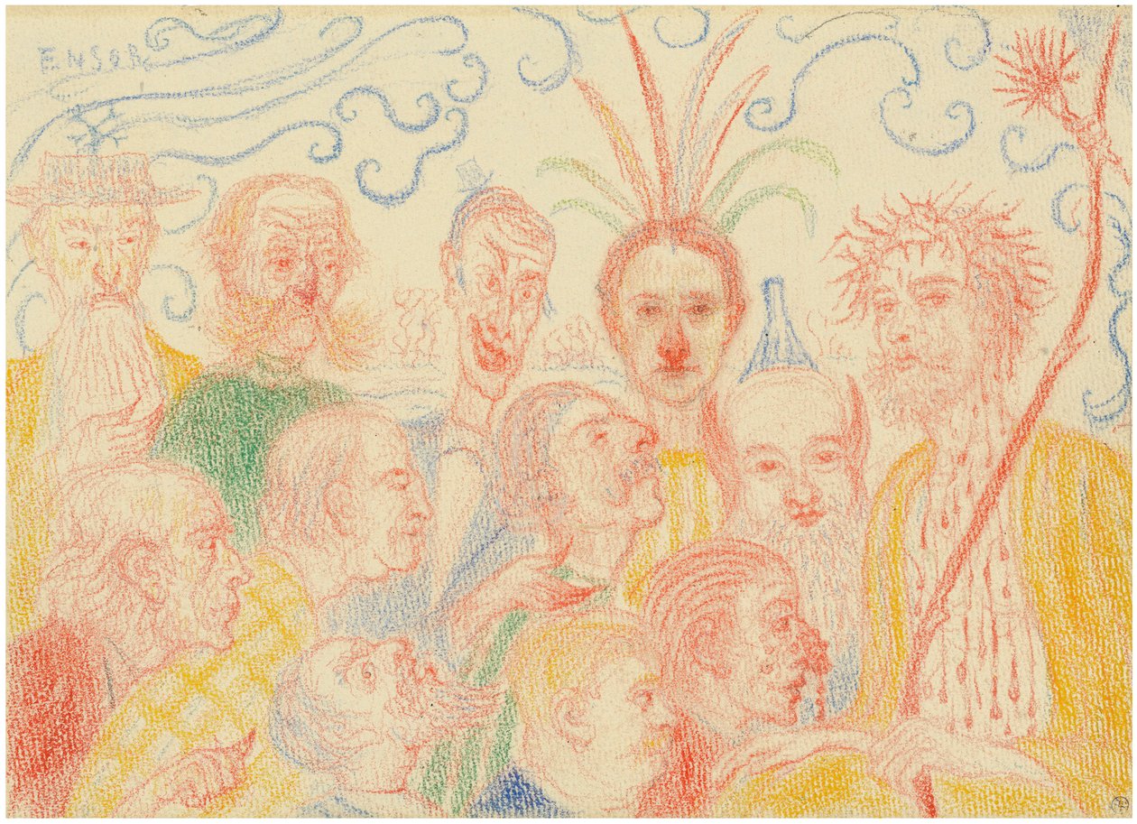Scènes de la Vie du Christ Scener ur Kristi liv, 1910-1915. av James Ensor