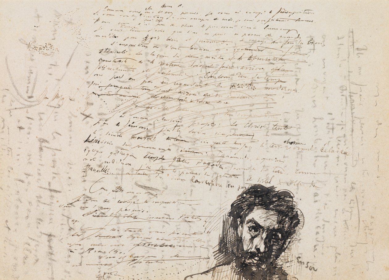 Självporträtt av James Ensor