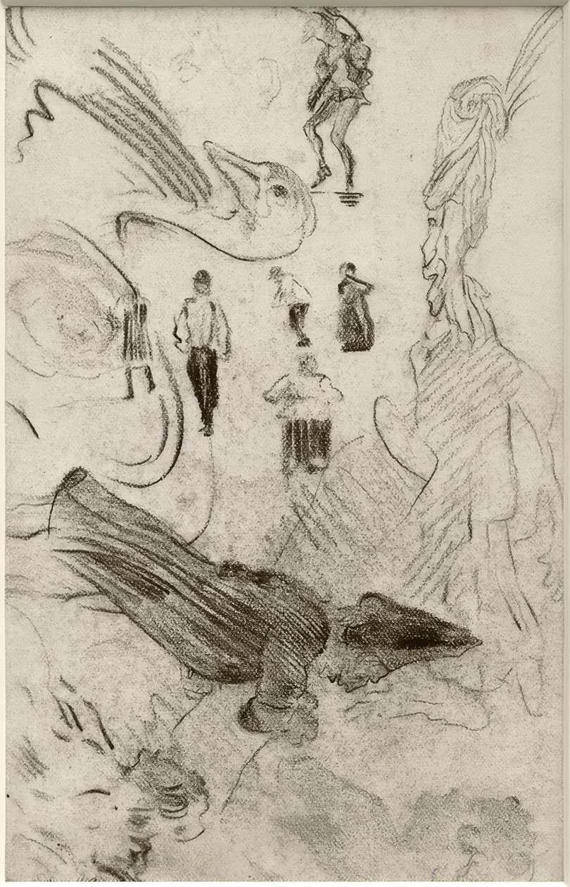 Silhuetter och groteska figurer av James Sidney Ensor