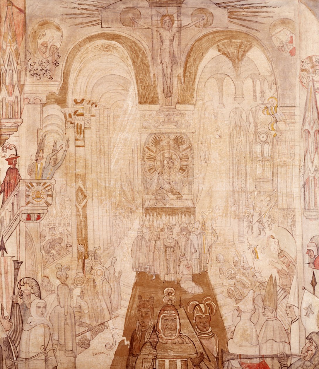 Symbolisk sammansättning av James Ensor