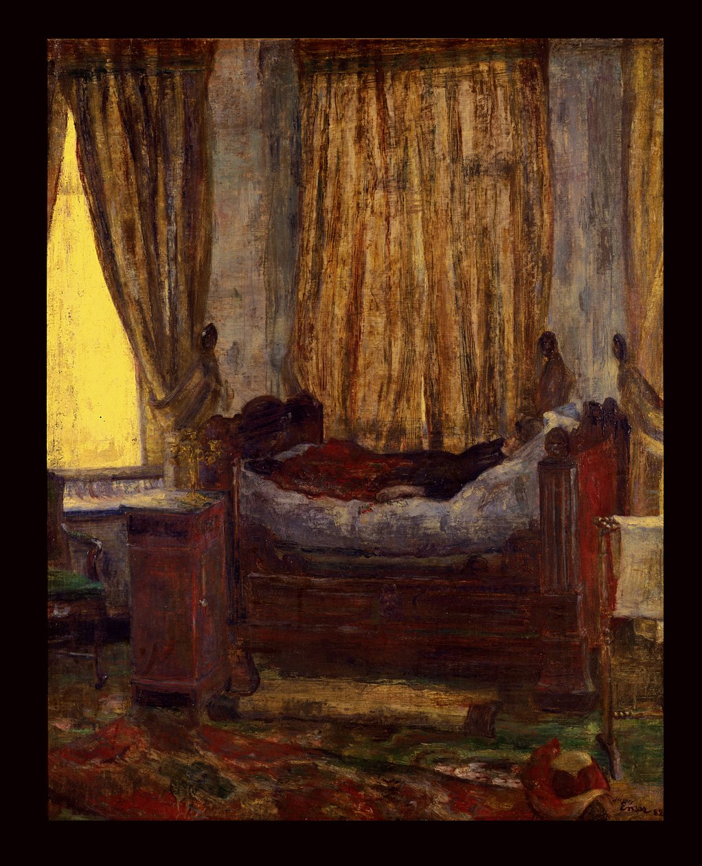 Damseln i nöd av James Ensor