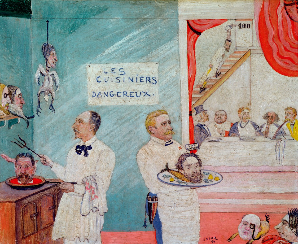 De farliga kockarna av James Ensor