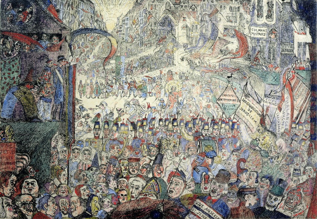 Kristi inträde i Bryssel av James Ensor