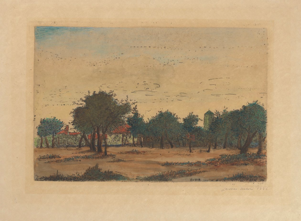 Fruktträdgården av James Ensor