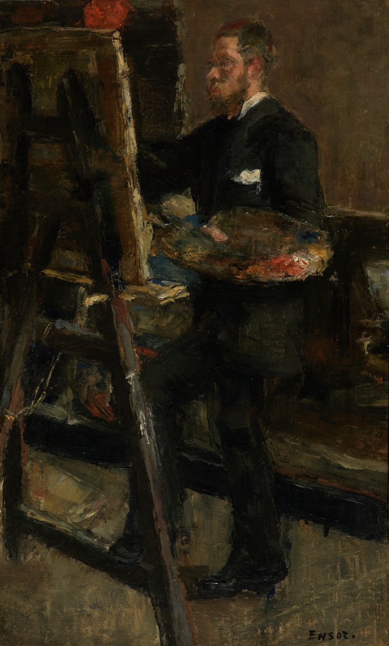 Målaren Alfred William Finch av James Ensor