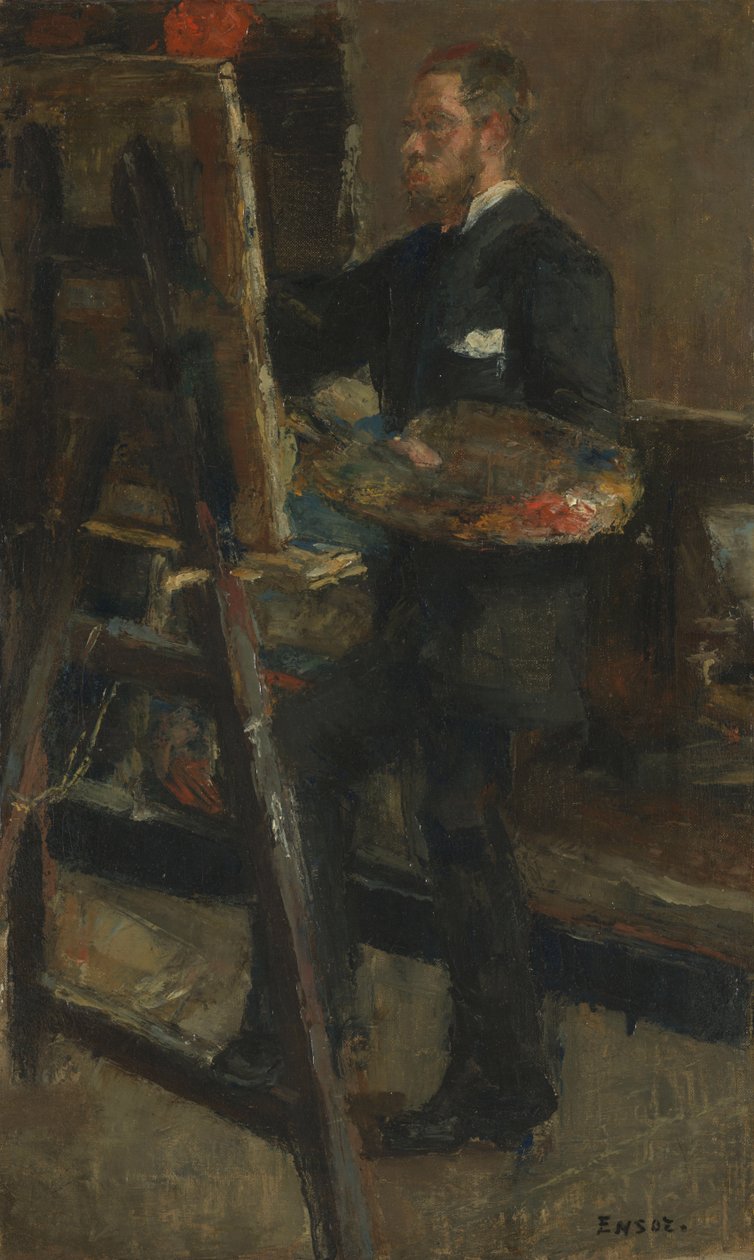Målaren Alfred William Finch av James Ensor