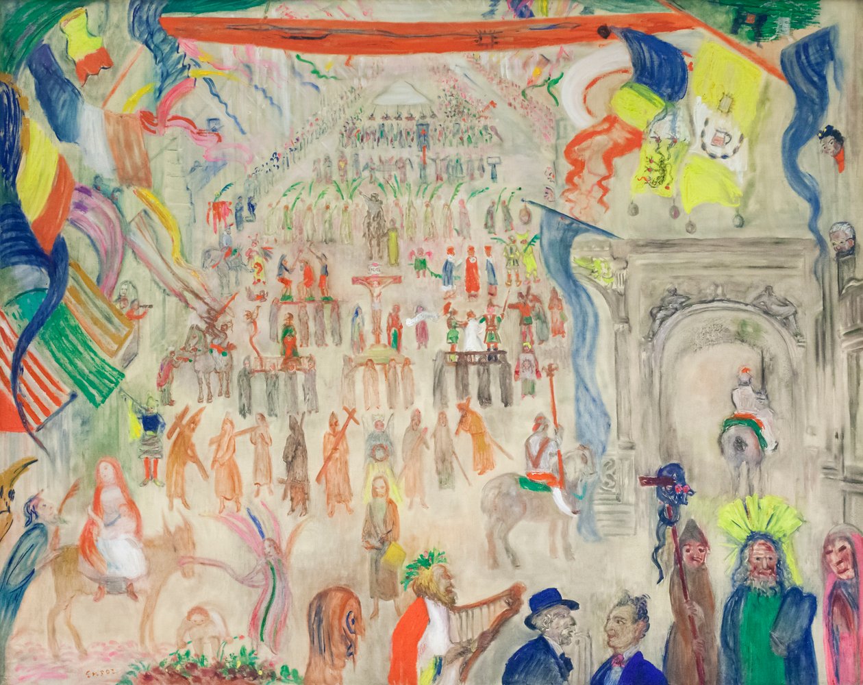 De botfärdigas procession, Veurne av James Ensor