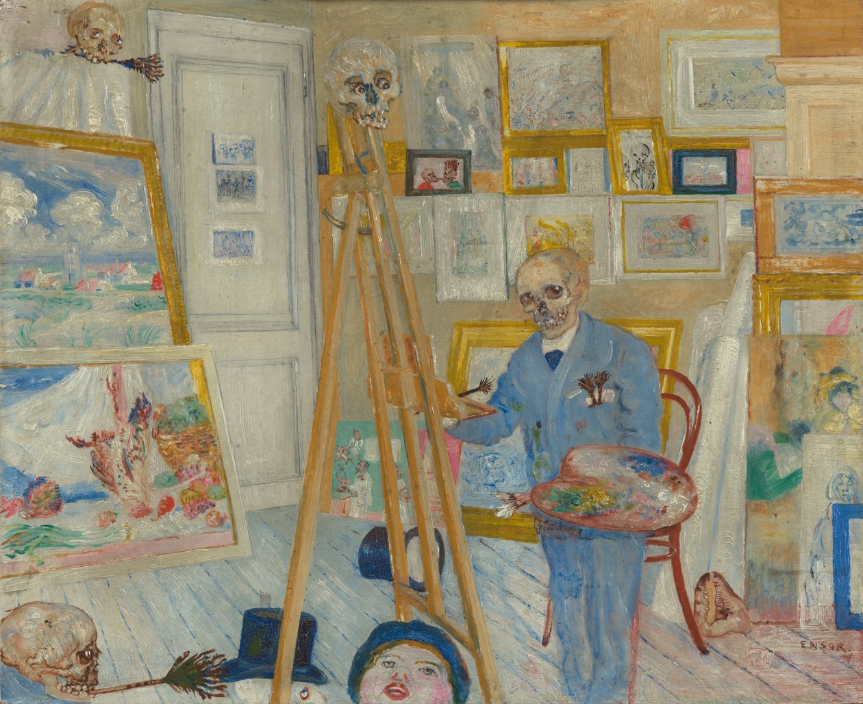 Skelettmålaren av James Ensor