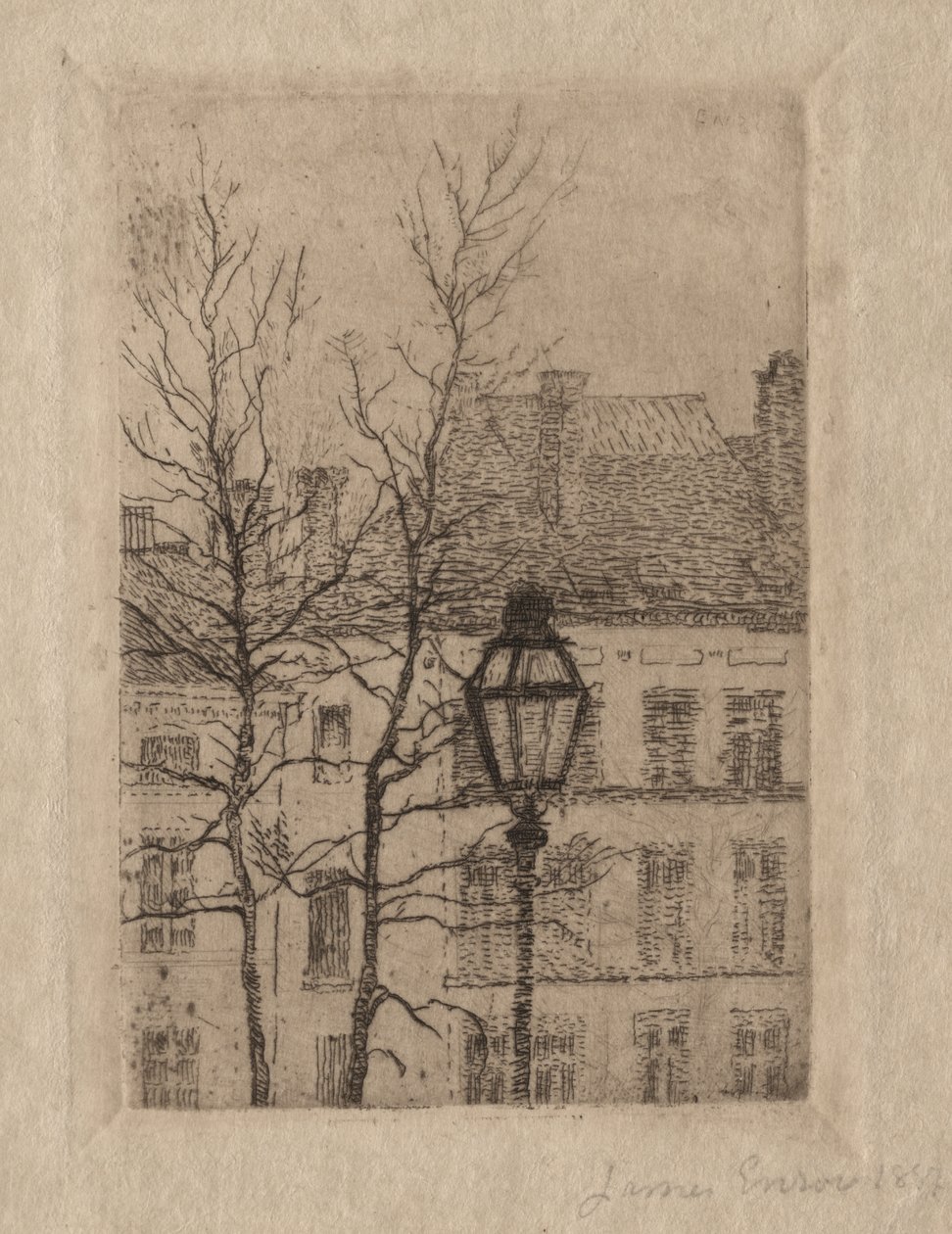 Gatlyktan av James Ensor